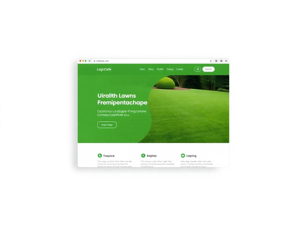 Landscaping website designed by Knox Growth for Foothills Lawn & Landscape