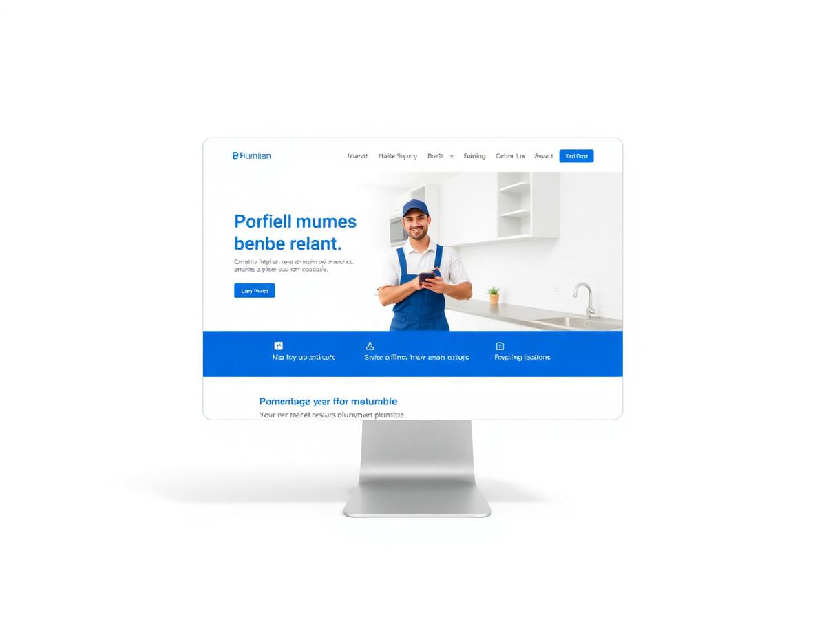 Plumbing website designed by Knox Growth for Ridgeline Plumbing Co.